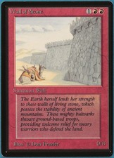 Wall of Stone Beta NM Red Uncommon MAGIC GATHERING CARD (ID# 235340) ABUGames