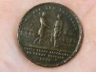 1807 Slave Trade Abolished - Arabic Rev  - Sierra Leone 1d Token 35mm #T2209