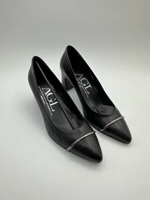 Zapatos de salón Attilio Giusti Leombruni AGL para mujer EE. UU. 7 negros con la caja Foto 1 de 4