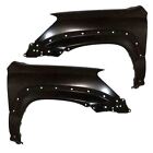 For 03-09 Gx470 Front Fender Quarter Panel With Flare Hole Left & Right Set Pair