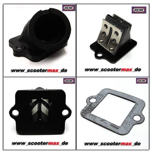 Tuning diaphragm block + intake manifold 2 stroke Piaggio Hexagon SKR TPH 125 150 180 - Picture 1 of 1