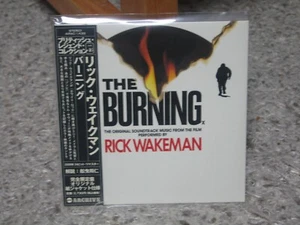 RICK WAKEMAN THE BURNING REMASTER RARE OOP JAPAN MINI-LP CD - Imagen 1 de 1
