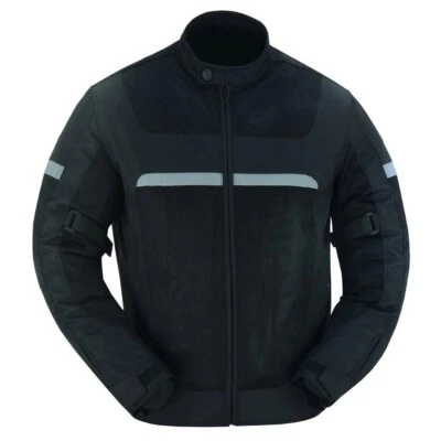 Chaquetas de moto para hombre Chaqueta de montar de malla para todas las estaciones y protección contra el flujo de aire Foto 1 de 4