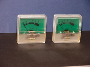 Telefunken Rec Level Vu Metri Aussteuerungsanzeige Metro Verde 2 Pezzi - Foto 1 di 5