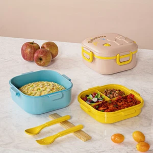 Cartoon Double-layer Lunch Box Microwaveable Insulated Lunch Box Japanese*Q - Bild 1 von 15