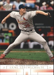 2002 Upper Deck St. Louis Cardinals Baseball Card #290 Gene Stechschulte