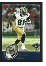 Torry Holt 2003 Topps Football Black Card #228 
