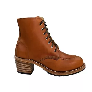 Stivali con tacco Red Wing 3404 Clara donna taglia 7,5 B Oro Legacy pelle NUOVI $360 - Foto 1 di 12
