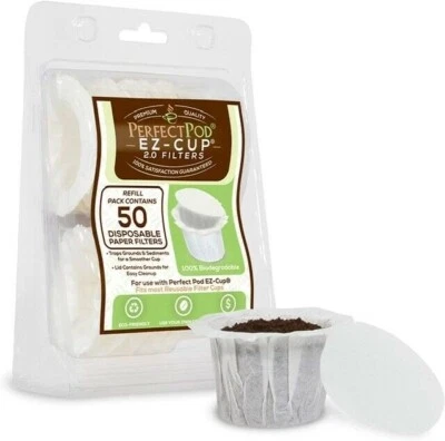 EZ-Cup Filters by Perfect Pod - 1 Pack (50 Filters)