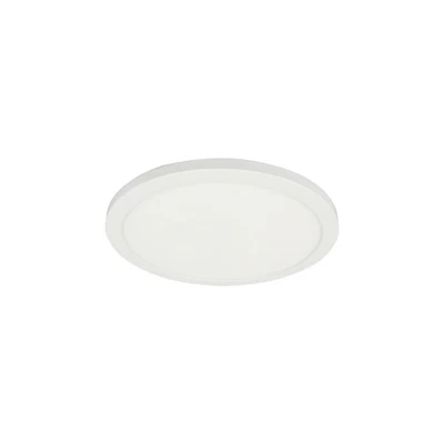 Dainolite FCA-920LEDFH Franchesa 9"W LED Flush Mount Ceiling - White - Image 1 of 3