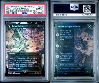 PSA 10 Esper Origins (Borderless) Foil 370 R FINAL FANTASY - Image 1 of 3