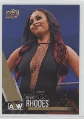 2021 Upper Deck AEW All Elite Wrestling Gold Eden Stiles Brandi Rhodes #53 - Image 1 of 2