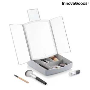 Innovagoods Espejo Plegable con LED y Organizador de Maquillaje 3 en 1 Panomir Inno - Imagen 1 de 9