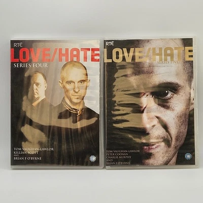 Love/Hate, JOB LOT OF 2, The Compete Series 4 & 5, Dvd Box Sets, Free Postage  - Image 1 of 4