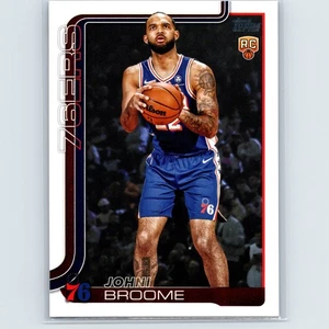 2025-26 Topps Johni Broome Rookie #235 Philadelphia 76ers - Bild 1 von 2