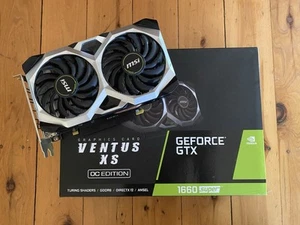 MSI GeForce GTX 1660 SUPER VENTUS XS OC 6GB GDDR6 Graphics Card GPU - Picture 1 of 11