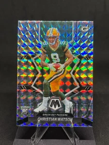 Christian Watson 2022 Mosaic Silver Prizm #327 Packers Rookie RC - Imagen 1 de 2