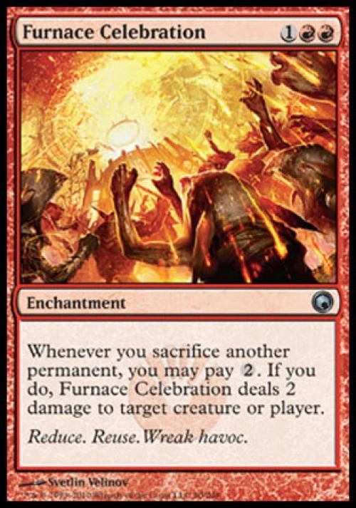 Furnace Celebration -Foil Light Play MTG Scars of Mirrodin - Image 1 of 1