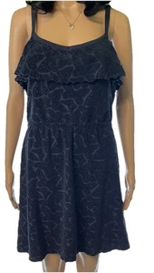 Juicy Couture Blue Butterfly Terry Cloth Sun Dress NWT Short Ruffles Y2K Medium - Picture 1 of 12