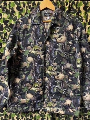 A Bathing Ape Coach Jacket Polyester M Black Streetwear Outerwear - Image 1 of 4