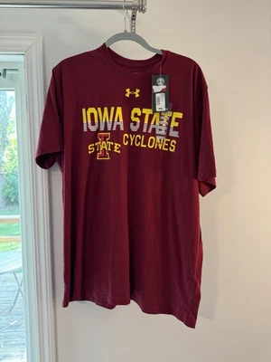 Under Armour Iowa State Cyclones Shirt Men’s XL | NWT | Cardinal | NCAA Gear - Image 1 of 4