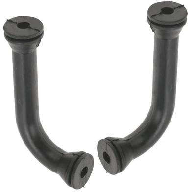 Tubos de drenagem de borracha para capô de farol 2 peças para 1956-74 tipo 1 VW Karmann Ghia - Imagem 1 de 2