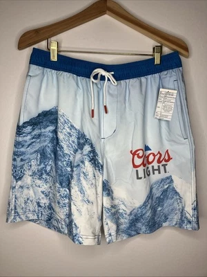 Bañador Coors Light Board Shorts Forrado Para Hombre 32/34 Azul Foto 1 de 4