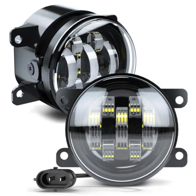 Pair LED Bumper Lamp Fog Light For Ford Fiesta 2014-2015 2016 2017 2018 2019 - Image 1 of 4