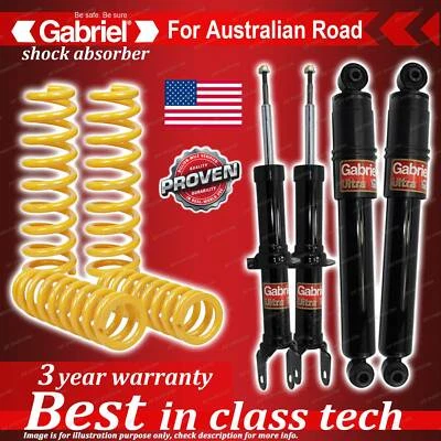 4 x STD Gabriel Shock + Coil Spring for Ford Falcon BA BF Sedan 9/02-7/07 - image 1 of 2