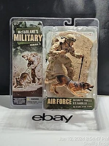 McFarlane's Military - Series 3 - Air Force Security Forces K-9 Handler - NIP L2 - Picture 1 of 2