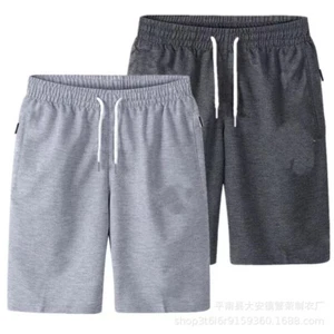 ⭐️Men's Shorts Jersey Thin Elastic Waist Gym Sweat Sports Plus Jogger Jogging UK - Picture 1 of 15