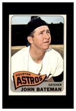 1965 TOPPS BASEBALL HOUSTON COLT 45,S ASTROS #433 JOHN BATEMAN (FREE SHIPPING)