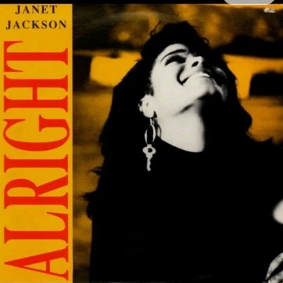 JANET JACKSON ALRIGHT REMIXES 12" ☆1990 Never Opened ☆A&M RECORDS SP-12351☆☆ - Image 1 of 2