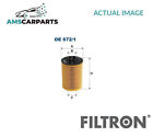 ENGINE OIL FILTER OE672/1 FILTRON NEW OE REPLACEMENT