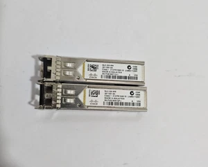 Cisco 30-1301-04 Lot of 2 (Matched Pair) 1000BASE-SX LC 850nm 500m SFP Genuine - Picture 1 of 1