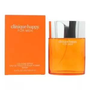Clinique Happy For Men Cologne Spray Eau de Toilette 100ml Pour Homme - Picture 1 of 5