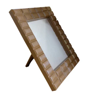 2 x CHOCOLATE DESIGN MIRRORS glass christmas present - Picture 1 of 1