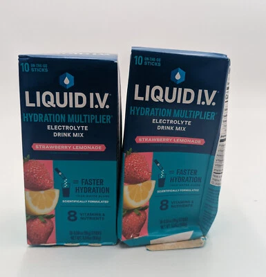 PACK 2 Líquido I.V. Suplementos electrolíticos en polvo vegano multiplicador de hidratación Foto 1 de 4