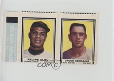 1962 Topps Stamps Panels Felipe Alou Chuck Schilling