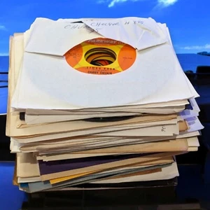 lot of 40+ Rockabilly 45s chubby checker freddy cannon Ray Charles Burnette - Imagen 1 de 4