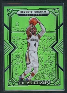 2021-22 DEVONTE GRAHAM 05/25 PANINI OBSIDIAN
