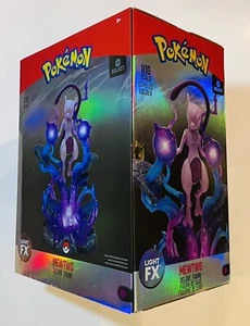 Large Mewtwo Deluxe Figure Light Up Statue GameStop Pokemon FigurineLight FX New - Picture 1 of 6