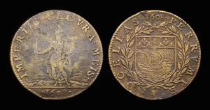 Jeton Royal Administration Municipale Henri IV 1608 Laiton - F3391a - Imagen 1 de 1