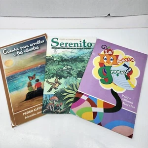 Spanish Kids 3 Books Lot By Pedro Alfonso Morales A Collection Of Short Stories - Picture 1 of 12