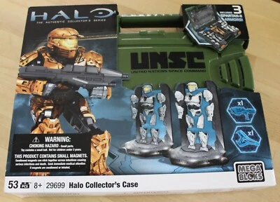 SHELF WEAR BOX/NEW/SEALED MEGA BLOKS 29699 HALO Collector's Case 2010 - Image 1 of 4