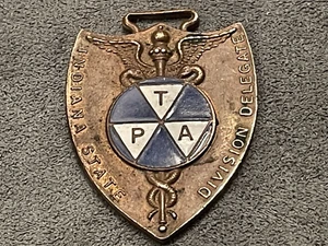Vintage/Antique TRAVELERS PROTECTIVE ASSOCIATION (TPA) watch FOB--474.24 - Picture 1 of 3