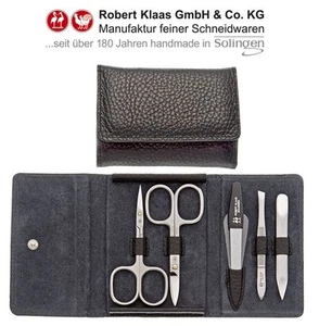 JUEGO DE 5 PIEZAS DE TIJERAS DE UÑAS Y CUTÍCULAS SOLINGEN HECHAS A MANO ROBERT KLAAS - Imagen 1 de 1