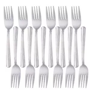 Salad Fork 6inch Tea Dessert Fork Stainless Steel Small Dinner Fork Set Of 12 Si - Picture 1 of 6