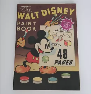 Vtg 70's Walt Disney Paint Book reproduction of 30's Original Mickey Ephemera - Picture 1 of 12