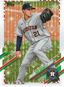 2021 Topps Holiday Base #HW9 Zack Greinke Houston Astros - Picture 1 of 1